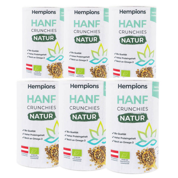 Hanf Cruchies Natur 6 x 200g