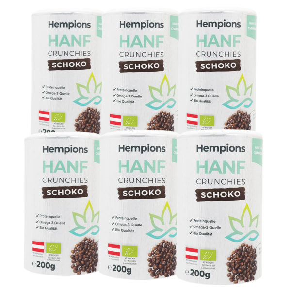 Hanf Cruchies Schoko 6 x 200g