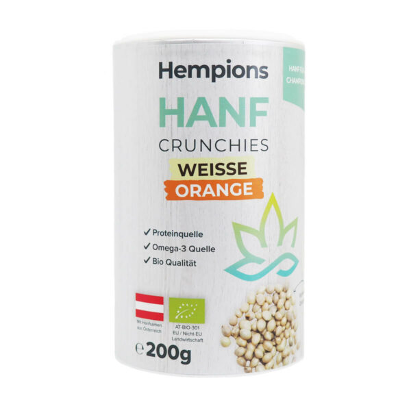 Hanf Crunchies weisse Orange - Variante 200g