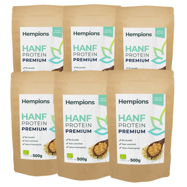 Hanf Protein Premium 6 x 500g