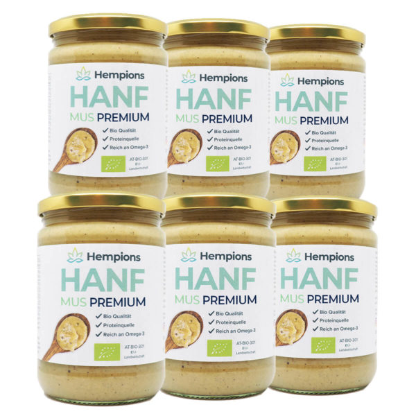 Hanfmus Premium 6 x 500g