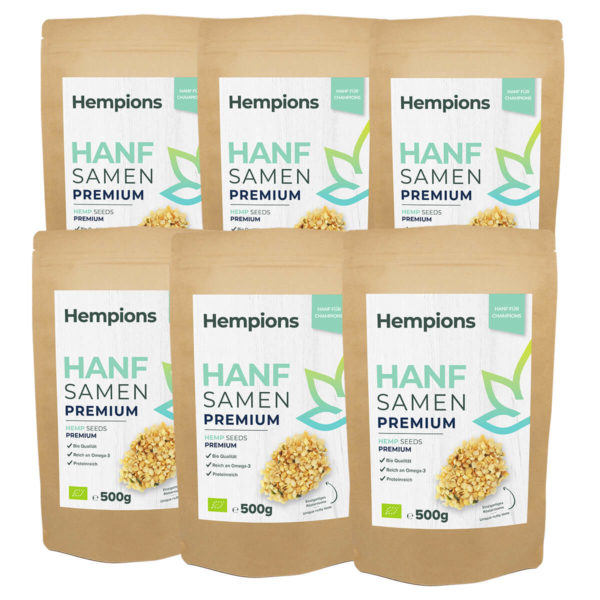 Hanfsamen Premium 6 x 500g