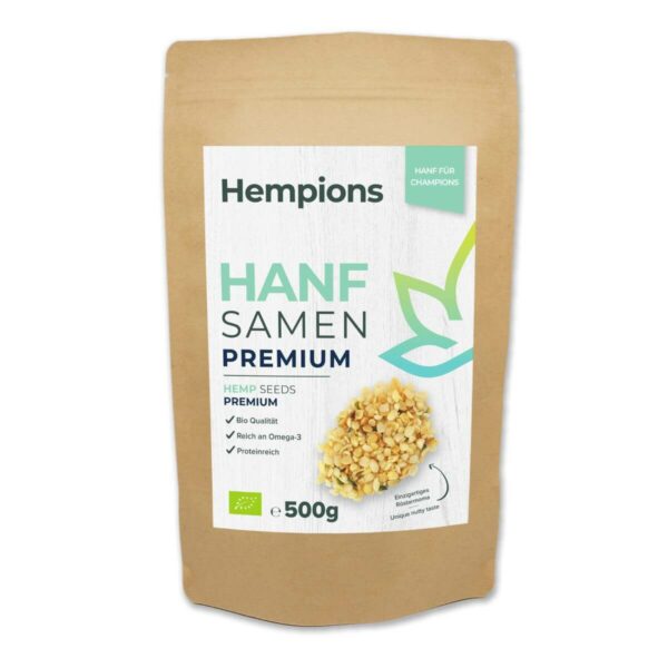 Hanfsamen Premium 500g Packung