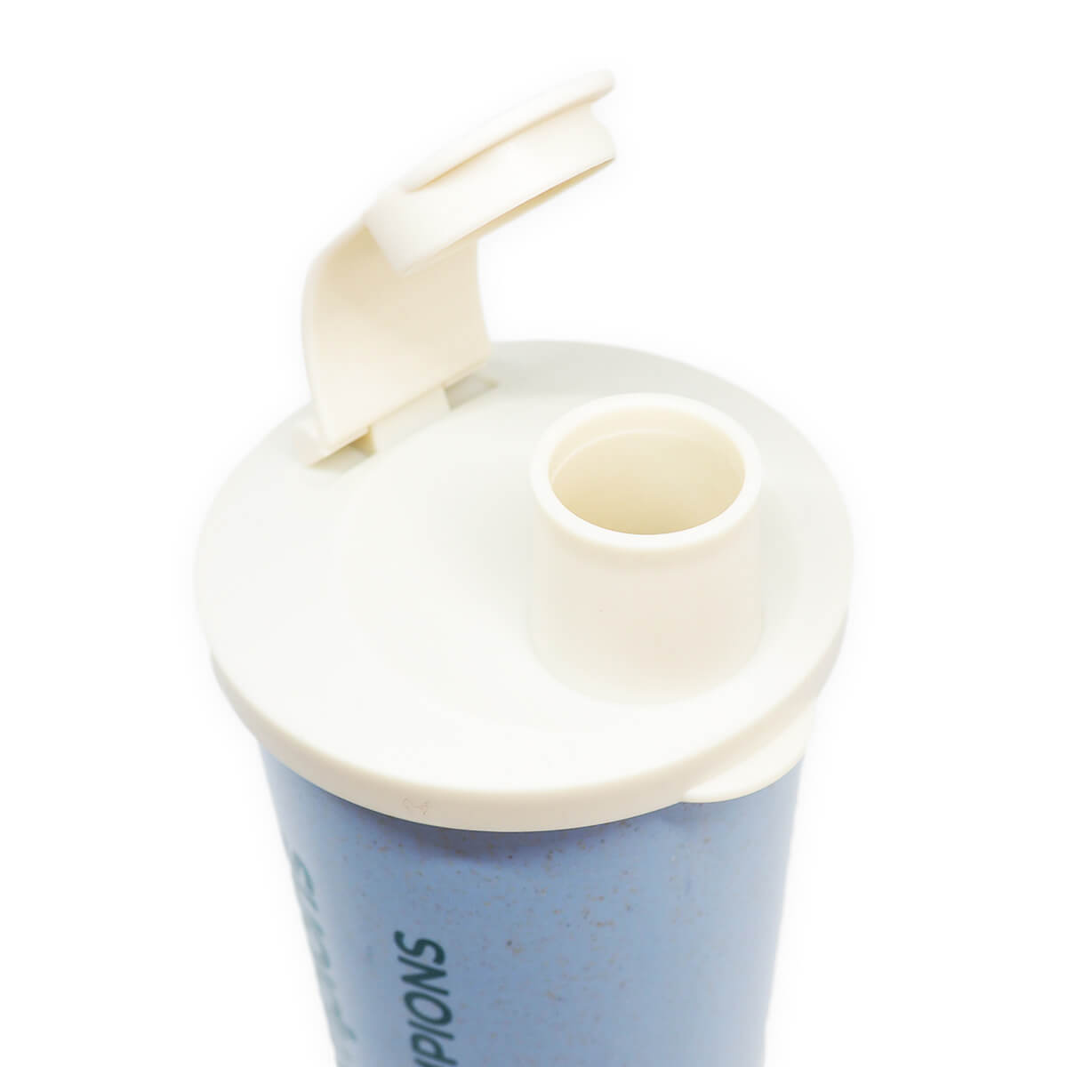 Hempions Bioplastik Shaker blau Mundstueck